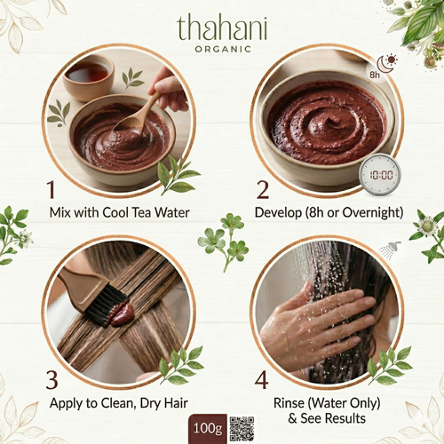 Natural Burgundy Henna Powder